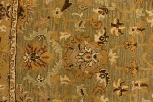 Khaki Floral 5X8 Hand-Tufted Modern Rug