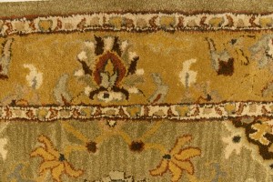 Khaki Floral 5X8 Hand-Tufted Modern Rug