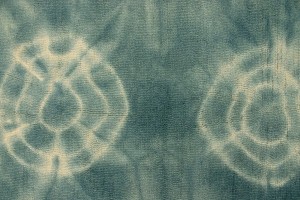 Dark Teal Tie-Dye 5X8 Hand-Tufted Modern Rug