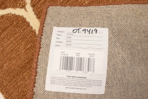Rust Trellis 5X8 Hand-Tufted Modern Rug