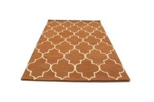 Rust Trellis 5X8 Hand-Tufted Modern Rug