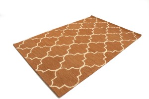 Rust Trellis 5X8 Hand-Tufted Modern Rug