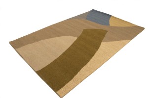 Multicolored Abstract 5X8 Hand-Tufted Modern Rug