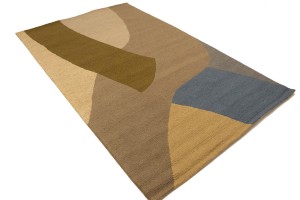 Multicolored Abstract 5X8 Hand-Tufted Modern Rug