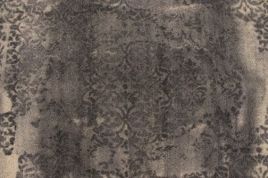 Dark Taupe Floral 5X8 Hand-Tufted Modern Rug