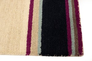 Multicolored Abstract 5X8 Hand-Tufted Modern Rug