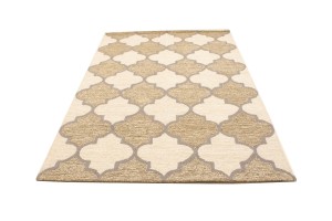 Multicolored Trellis 5X8 Hand-Tufted Modern Rug