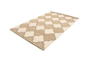 Multicolored Trellis 5X8 Hand-Tufted Modern Rug