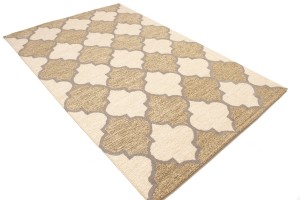 Multicolored Trellis 5X8 Hand-Tufted Modern Rug