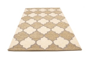 Multicolored Trellis 5X8 Hand-Tufted Modern Rug