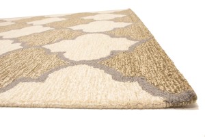 Multicolored Trellis 5X8 Hand-Tufted Modern Rug