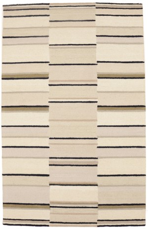 Multicolored Stripes 5X8 Hand-Tufted Modern Rug