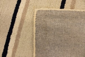 Multicolored Stripes 5X8 Hand-Tufted Modern Rug