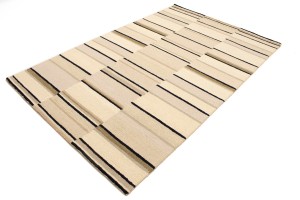 Multicolored Stripes 5X8 Hand-Tufted Modern Rug
