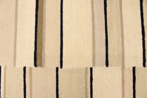 Multicolored Stripes 5X8 Hand-Tufted Modern Rug