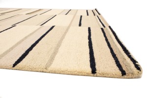 Multicolored Stripes 5X8 Hand-Tufted Modern Rug
