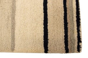 Multicolored Stripes 5X8 Hand-Tufted Modern Rug