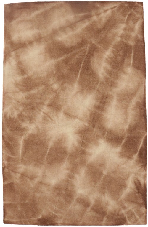 Brown Tie-Dye 5X8 Hand-Tufted Modern Rug