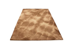 Brown Tie-Dye 5X8 Hand-Tufted Modern Rug