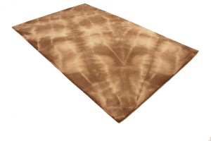 Brown Tie-Dye 5X8 Hand-Tufted Modern Rug