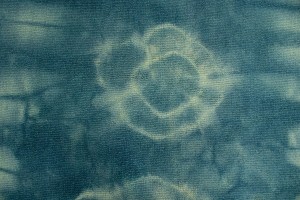 Dark Teal Tie-Dye 5X8 Hand-Tufted Modern Rug
