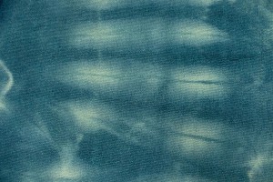 Dark Teal Tie-Dye 5X8 Hand-Tufted Modern Rug