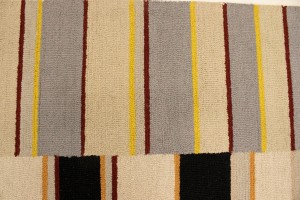 Multicolored Stripes 5X8 Hand-Tufted Modern Rug
