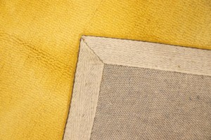 Golden Yellow Tie-Dye 5X8 Hand-Tufted Modern Rug