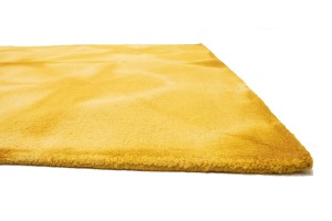 Golden Yellow Tie-Dye 5X8 Hand-Tufted Modern Rug