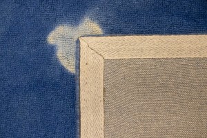 Blue Yellow Tie-Dye 5X8 Hand-Tufted Modern Rug