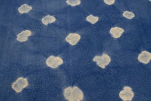 Blue Yellow Tie-Dye 5X8 Hand-Tufted Modern Rug