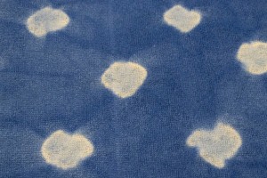 Blue Yellow Tie-Dye 5X8 Hand-Tufted Modern Rug