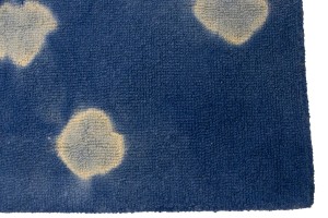 Blue Yellow Tie-Dye 5X8 Hand-Tufted Modern Rug
