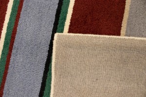 Multicolored Stripes 5X8 Hand-Tufted Modern Rug