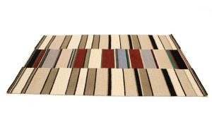 Multicolored Stripes 5X8 Hand-Tufted Modern Rug