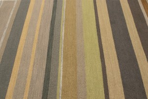 Multicolored Stripes 5X8 Hand-Tufted Modern Rug