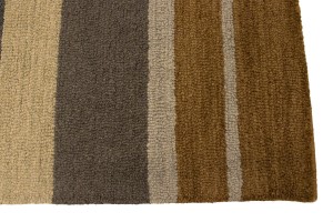 Multicolored Stripes 5X8 Hand-Tufted Modern Rug