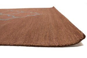 Rusty Pink Trellis 5X8 Hand-Tufted Modern Rug