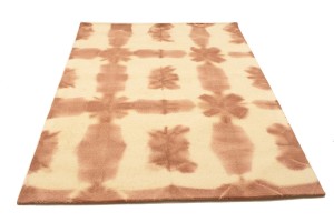 Rust Tie-Dye 5X8 Hand-Tufted Modern Rug
