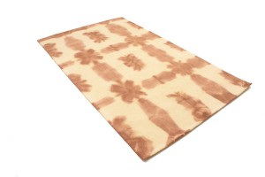 Rust Tie-Dye 5X8 Hand-Tufted Modern Rug