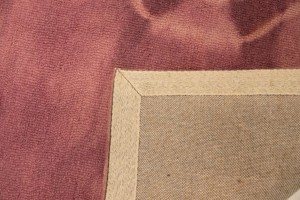 Deep Blush Tie-Dye 5X8 Hand-Tufted Modern Rug