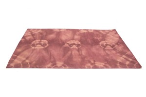Deep Blush Tie-Dye 5X8 Hand-Tufted Modern Rug