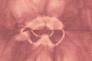 Deep Blush Tie-Dye 5X8 Hand-Tufted Modern Rug