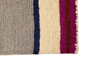 Multicolored Stripes 5X8 Hand-Tufted Modern Rug
