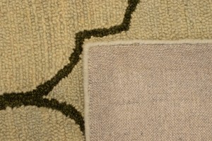 Cream Trellis 5X8 Hand-Tufted Modern Rug