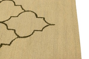 Cream Trellis 5X8 Hand-Tufted Modern Rug