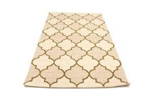 Multicolored Trellis 5X8 Hand-Tufted Modern Rug