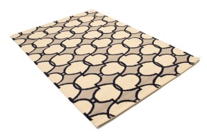Multicolored Geometric 5X8 Hand-Tufted Modern Rug