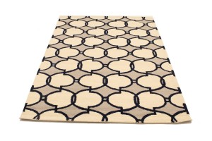 Multicolored Geometric 5X8 Hand-Tufted Modern Rug
