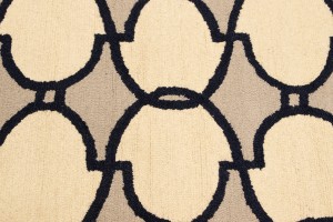 Multicolored Geometric 5X8 Hand-Tufted Modern Rug